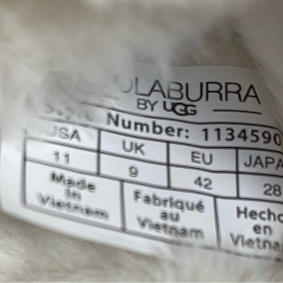 KOOLABURRA UGG Slide Faux Fur Sandals Slippers Fuzz'd Out Tan US Size 11 - Picture 3 of 5